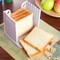 Adjustable ,Bread Loaf Slicer Guide Kitchen Fold-able.